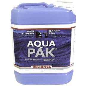 RELIANCE Reliance Aqua Pack 儲水桶 2.5 加侖, 1個