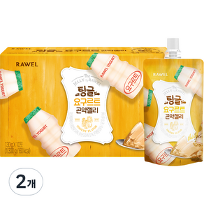 RAWEL 低卡蒟蒻果凍飲 養樂多口味, 1.3kg, 2盒