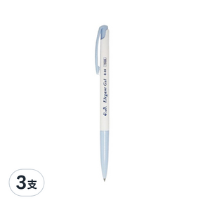 O.B. 歐布德 自動中性筆 0.48mm OB1505, 藍, 3支