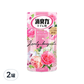 ST 雞仔牌 浴廁消臭力 幸福花朵香, 400ml, 2罐