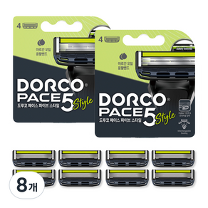 Dorco Face 五款 5 型剃須刀片, 4件, 8個