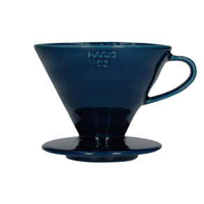 HARIO 好璃奧 V60 藏青藍 02彩虹磁石濾杯 1~4杯, 1個