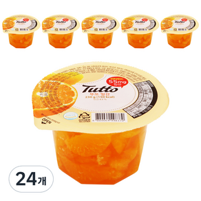 Tutto 果凍 橘子口味, 230g, 24入