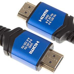 HomePlanet UHD 8K HDMI v2.1 電纜（應用了數字噪聲濾波器）, 3m, 1個