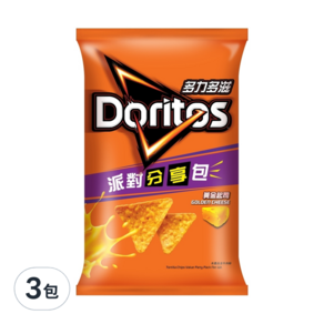 Doritos 多力多滋 玉米片分享包 黃金起司, 156g, 3包