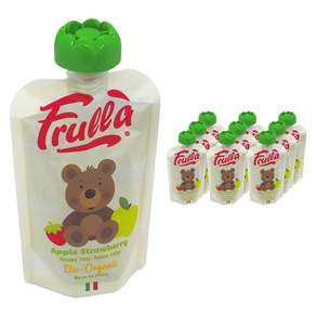 Frulla 果汁 100g, 蘋果草莓口味, 10份