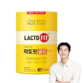 Chong Kun Dang 鍾根堂 LACTO-FIT 黃金益生菌隨身包, 160g, 1罐