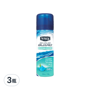 Schick 舒適牌 蘆薈刮鬍露, 200ml, 3瓶