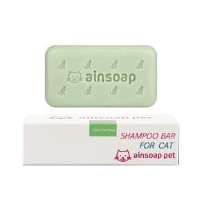 ainsoap 貓咪專用洗澡香皂, 90克, 1個