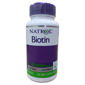 NATROL 維他命B7錠, 100顆, 1罐