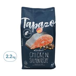 Tapazo 凍乾雙饗宴 成/幼貓, 低敏鮭魚配方, 2.27kg, 1袋