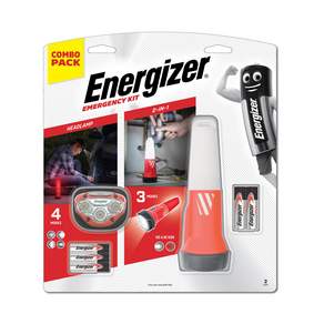 Energizer 勁量 自動應急組合包（頭燈+二合一燈）, 白色的, 1個