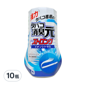 小林製藥 室內芳香消臭元 消除菸味 淺藍, 400ml, 10瓶