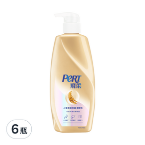 PeRT 飛柔 人參萃取 修護潤髮乳, 750g, 6瓶