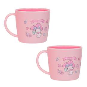 LILFANT My Melody 雙色手柄杯 230ml, 2個, 混色