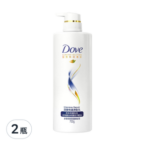 Dove 多芬 深層修護潤髮乳, 700g, 2瓶