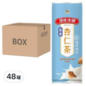 統一 原味本舖 養身杏仁茶, 240ml, 48罐