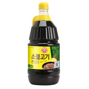 OTTOGI 不倒翁 韓式烤牛肉醃製調味醬家庭號, 2.1kg, 1瓶