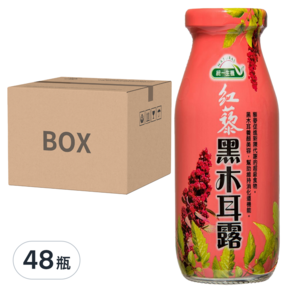 統一生機 紅藜黑木耳露, 200ml, 48瓶