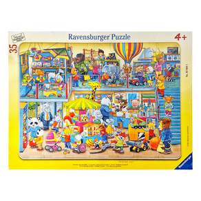 Ravensburger 維寶 拼圖 動物玩具店 RV05664 4歲以上, 35片, 1盒