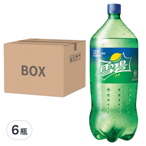 Sprite 雪碧 清爽檸檬風味, 2L, 6瓶