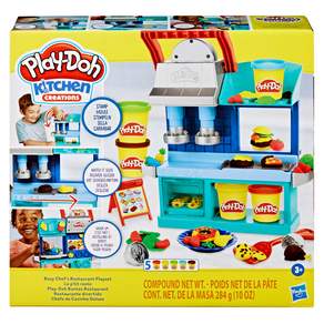 Hasbro 孩之寶 Play-Doh 培樂多 廚房系列 主廚很忙餐廳遊戲組, 1組