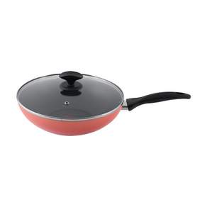 Tefal 特福 Rosy系列 不沾小炒鍋 附鍋蓋 B4671695, 28cm, 1組