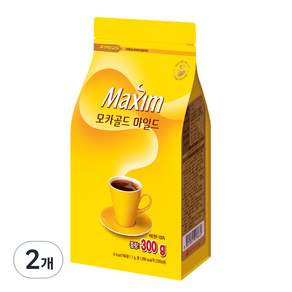 Maxim 麥心 黃金摩卡咖啡粉, 300g, 1包, 2包