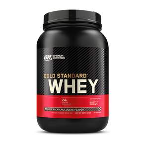 Optimum Nutrition 黃金標準乳清（巧克力味）, 907g, 1個