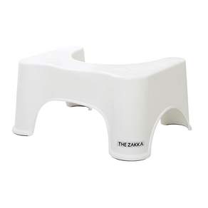 THE ZAKKA 舒適的廁所腳凳, 1個, 白色