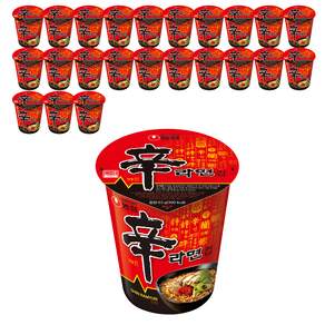 Nongshim 農心 韓國境內版 杯裝辛拉麵, 24入