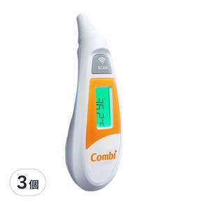 Combi 康貝 免耳套紅外線耳溫槍, 3個