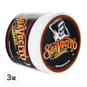 Suavecito 水洗式髮油 經典款, 113g, 3罐