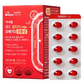 INNERLAB Red rTG Omega-3腸溶性膠囊, 1個