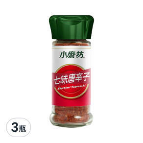 小磨坊 七味唐辛子, 25g, 3瓶