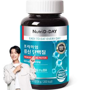 NutriD-Day 白胺酸蛋白質錠 600mg, 90顆, 1個