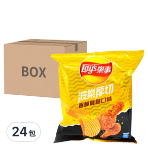 Lay's 樂事 洋芋片 香酥雞腿口味, 34g, 24包