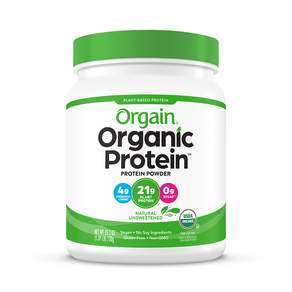 Orgain 無糖植物性蛋白粉, 720g, 1罐