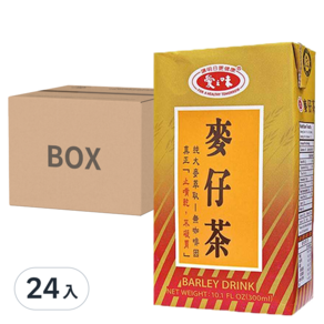 愛之味 麥仔茶, 300ml, 24入