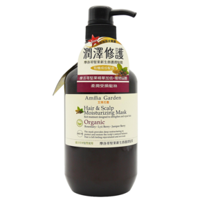 Amma Garden 艾瑪花園 摩洛哥堅果新生修護潤髮膜, 750ml, 1瓶