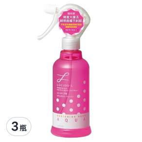 LUCIDO-L 樂絲朵 L 捲度復活髮妝水 捲髮適用, 250ml, 3瓶