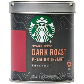 STARBUCKS 星巴克 美式深度烘焙咖啡豆 90g, 1罐, 1罐