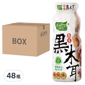 odean 歐典生機 養生黑木耳, 180ml, 48瓶