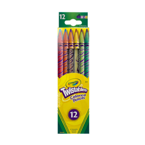 Crayola 繪兒樂 旋轉彩色鉛筆, 12色, 1盒