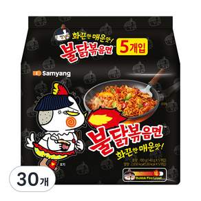 SAMYANG 三養 火辣雞肉風味鐵板炒麵, 30包