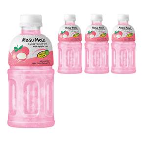 MOGU MOGU 荔枝椰果汁, 4個, 320ml