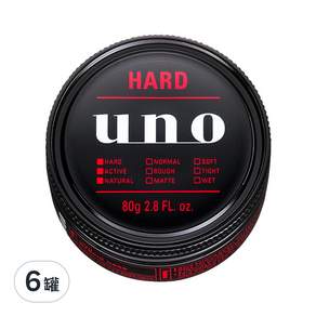 uno 徹底堅持髮腊, 80g, 6入