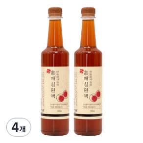 紅梅原汁, 500ml, 4個