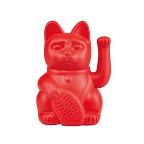 DONKEY PRODUCTS MANEKI NEKO 幸運繽紛招財貓 440g, 紅色, 1個