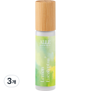 ALLE 滾珠香氛精油 檸檬&尤加利樹, 3個, 10ml